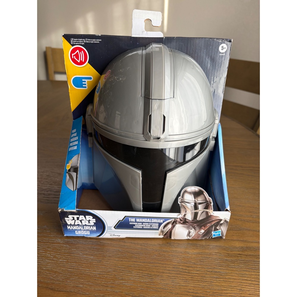 Star Wars The Mandalorian Electronic Mask Hasbro G2839 Sound Effects Phrases New